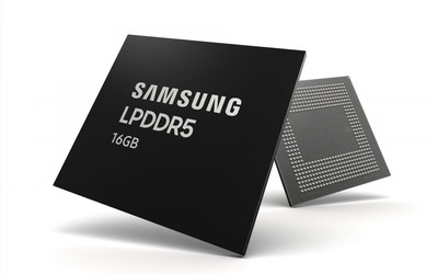 三星宣布量产16GB LPDDR5内存 5500Mb/s旗舰机标配