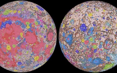 有图有真相 美国地质勘探局发布首份完整月球地质图