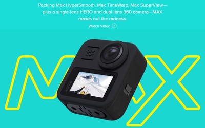 GoPro MAX固件更新 新增全景3K60帧 延时拍摄等功能