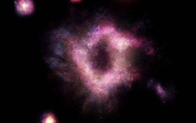 天文学家发现了一个像甜甜圈的星系 看起来很美味