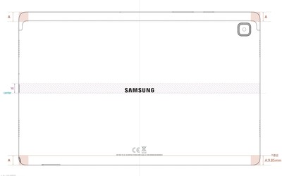 三星Galaxy Tab A7设计图曝光：定位中端可能支持5G