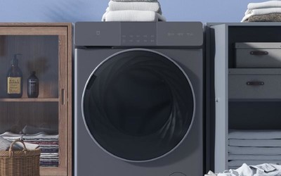 小米发布米家互联网直驱洗烘一体机10kg 1小时快洗烘