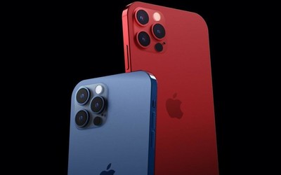 iPhone 12 Pro新配色渲染图 “红蓝CP”会不会出现呢？